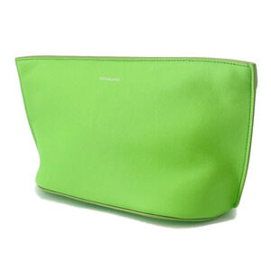 Salvatore Ferragamo Leather Clutch Bag Logo